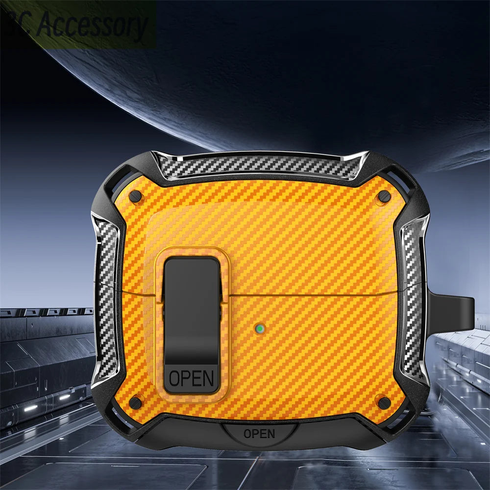 ערכת מגן ל־Galaxy Buds3 Pro – כולל נרתיק מוקשח, עט ניקוי ומחזיק מפתחות