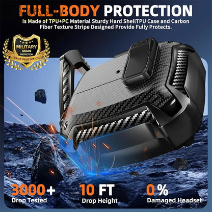 ערכת מגן ל־Galaxy Buds3 Pro – כולל נרתיק מוקשח, עט ניקוי ומחזיק מפתחות