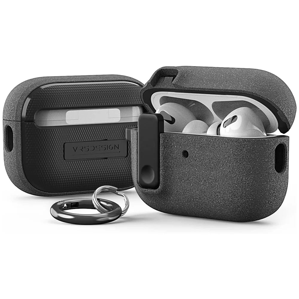 כיסוי סיליקון יוקרתי לאיירפודס - מגן קשיח עם נעילה מודרנית ועיצוב אלגנטי