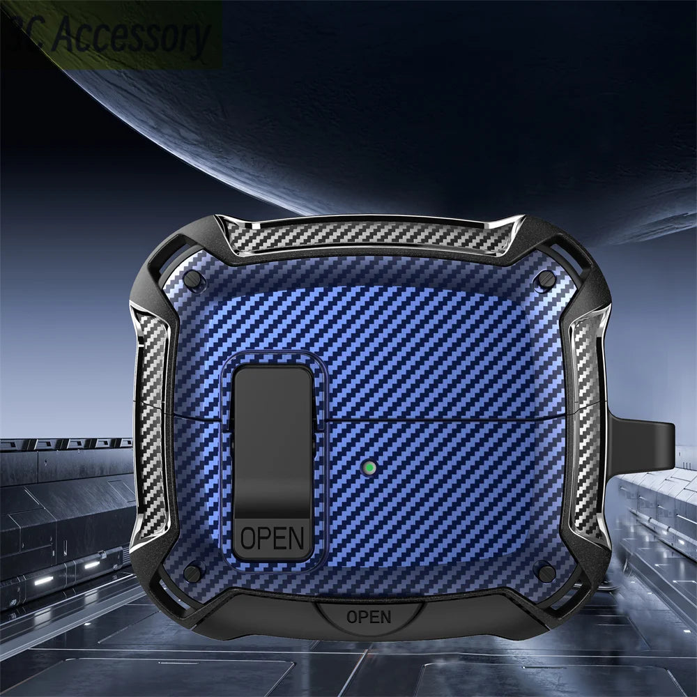 ערכת מגן ל־Galaxy Buds3 Pro – כולל נרתיק מוקשח, עט ניקוי ומחזיק מפתחות